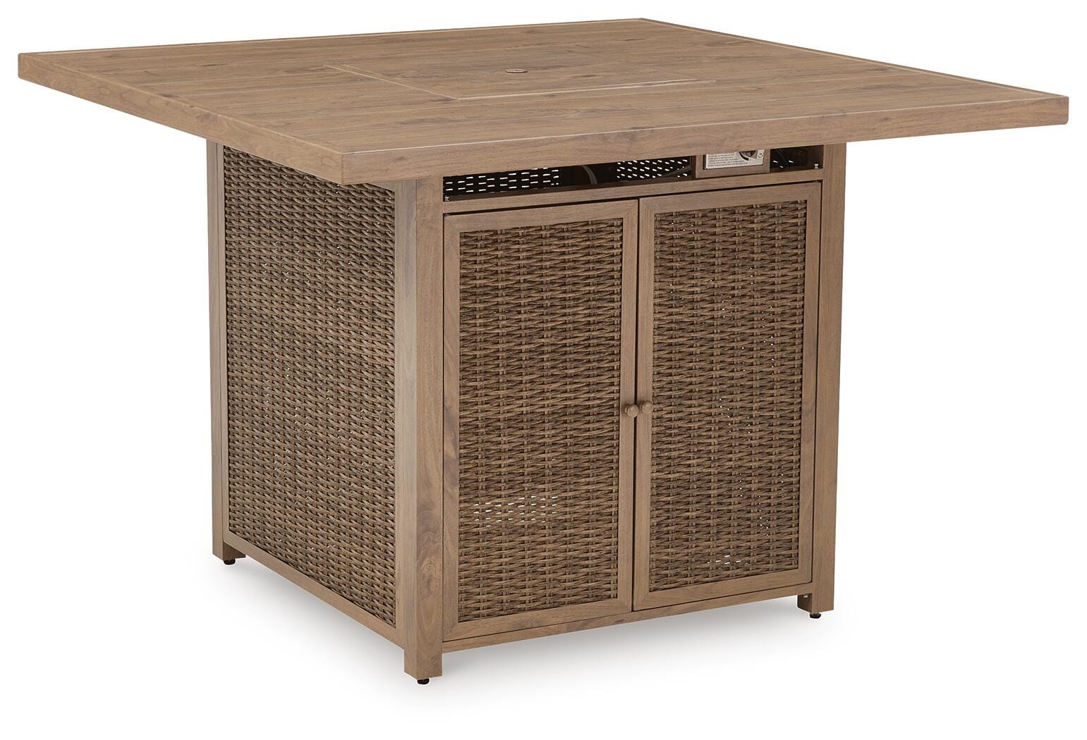 Walton Bridge Outdoor Bar Table and 4 Barstools (P749-SI) - Image 3