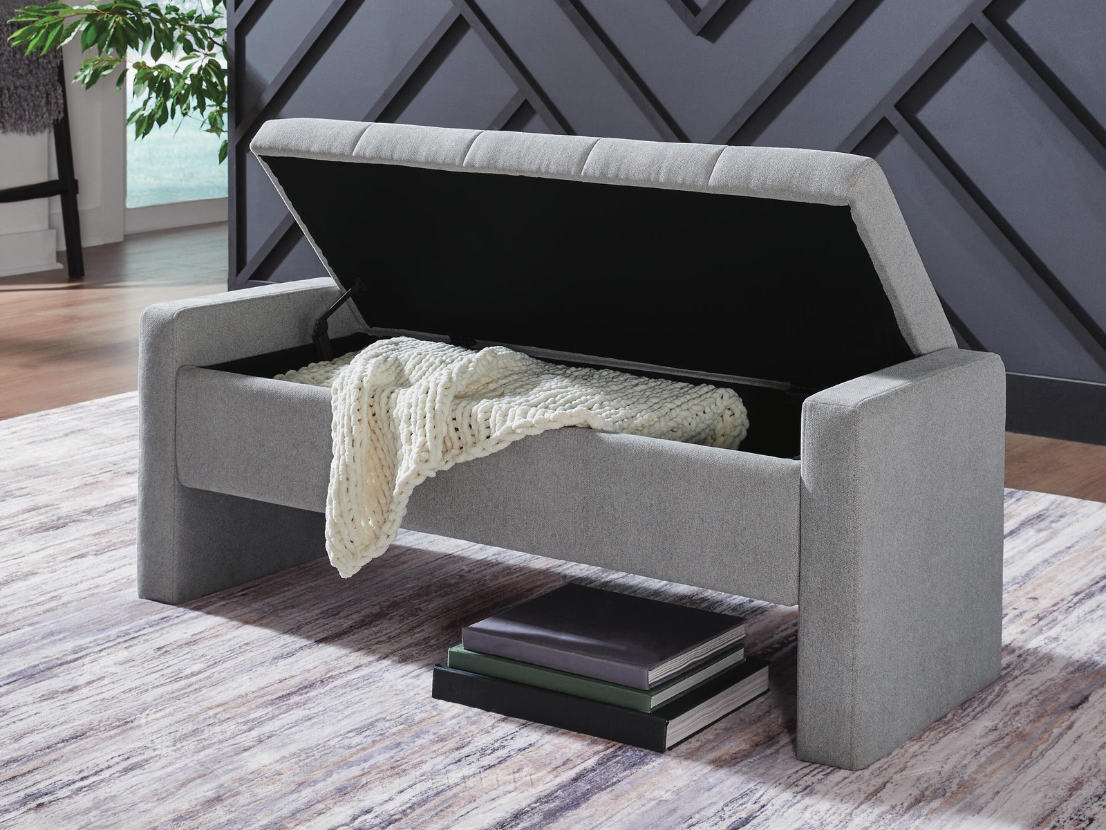 Akselman Storage Bench (A3000744-SI) - Image 7