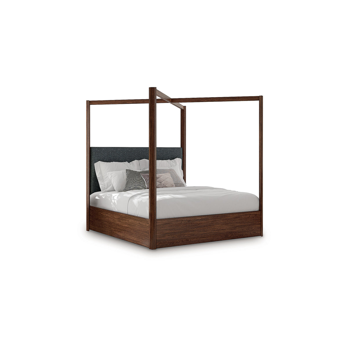 Dilenno King Canopy Bed (PCB857-SI)