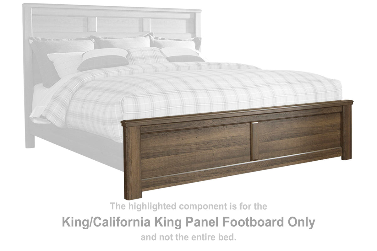 Juararo Panel Footboard - Dark Brown  (B251-SI)