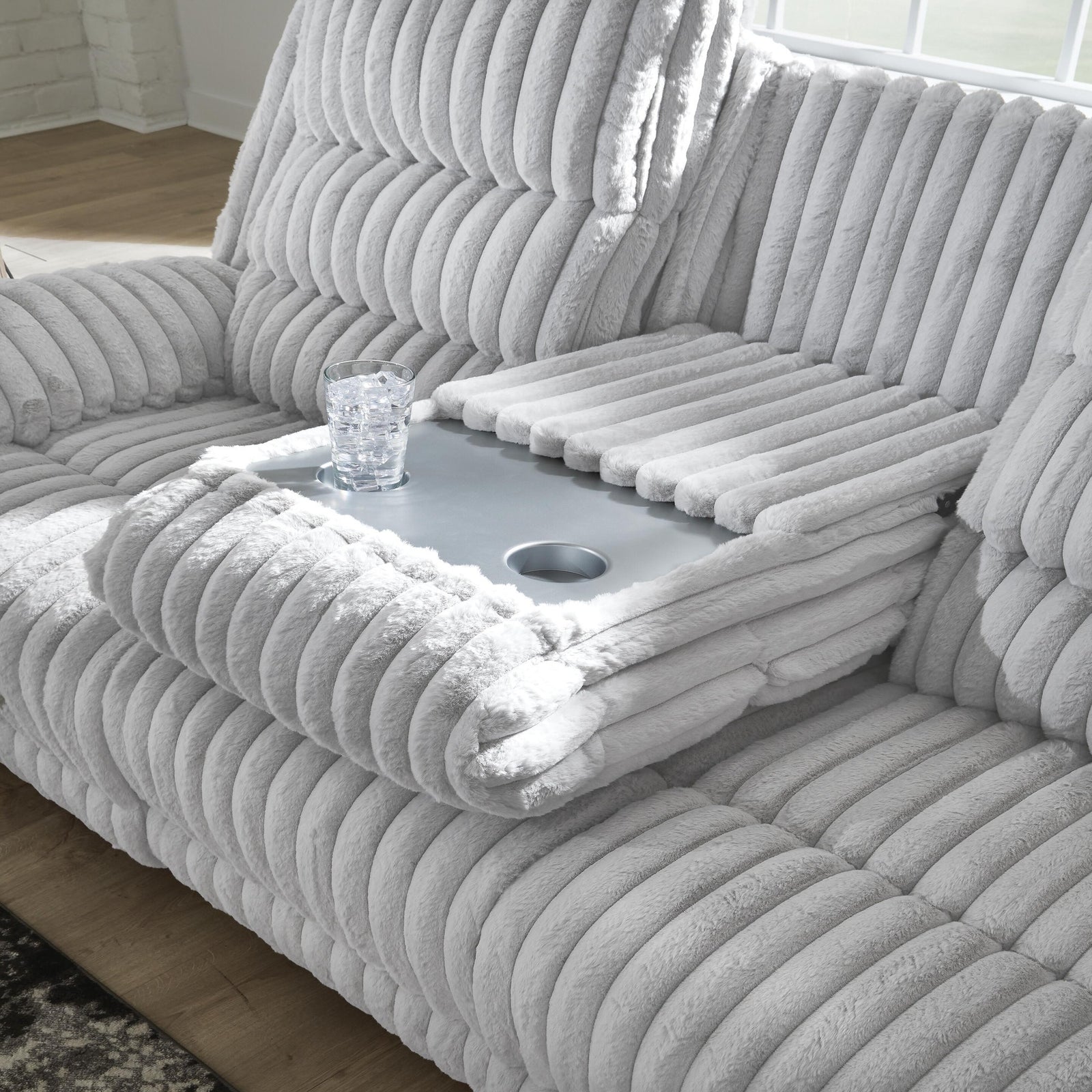 Rhines Falls Power Reclining Sofa with Drop Down Table (PC42804-SI) - Image 18
