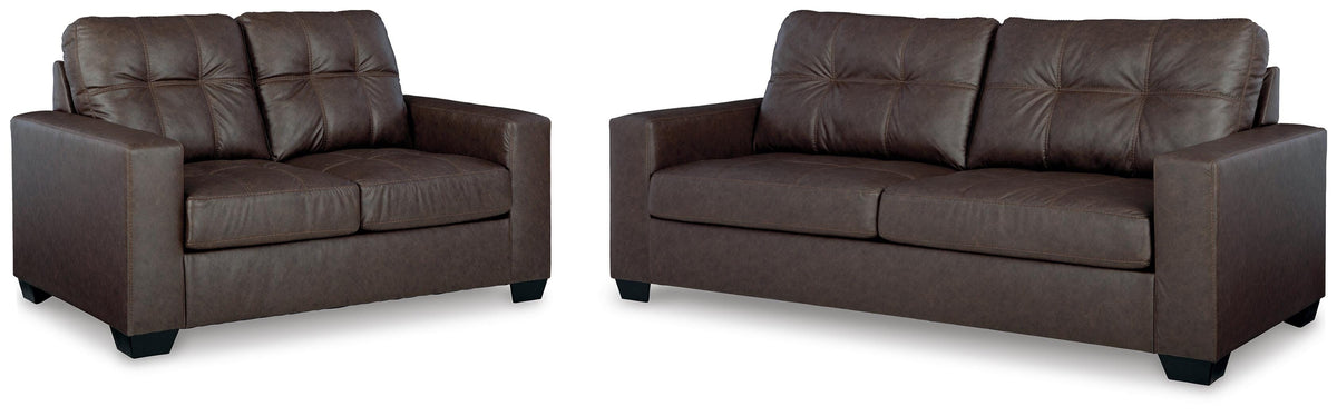 Barlin Mills Sofa and Loveseat (17003-SI)