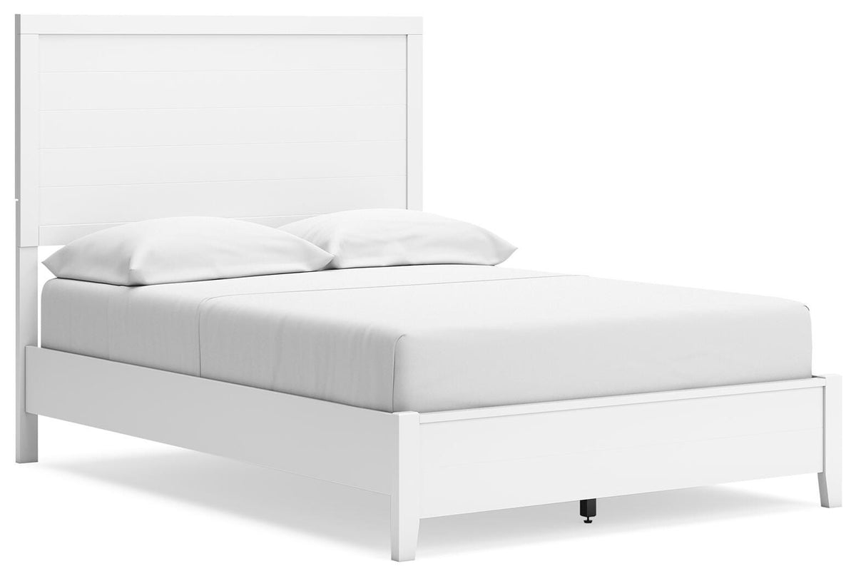 Binterglen Panel Bed, Dresser, Chest and Nightstand - White  (B427-SI) - Image 17