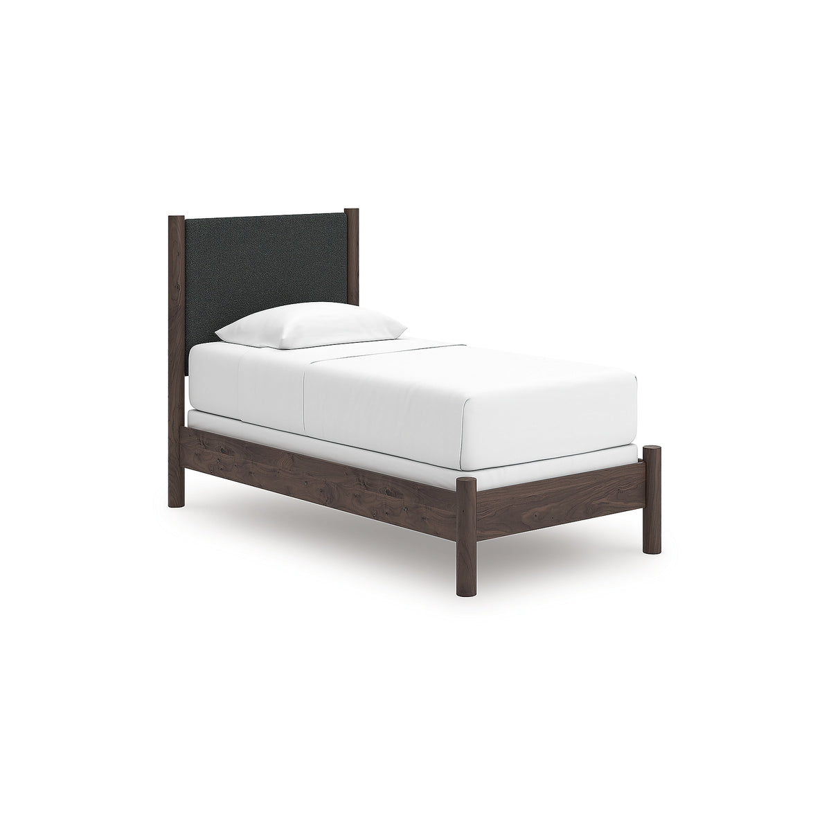 Pamytta Twin Upholstered Panel Bed, Dresser and Mirror (PCB2614-SI) - Image 10