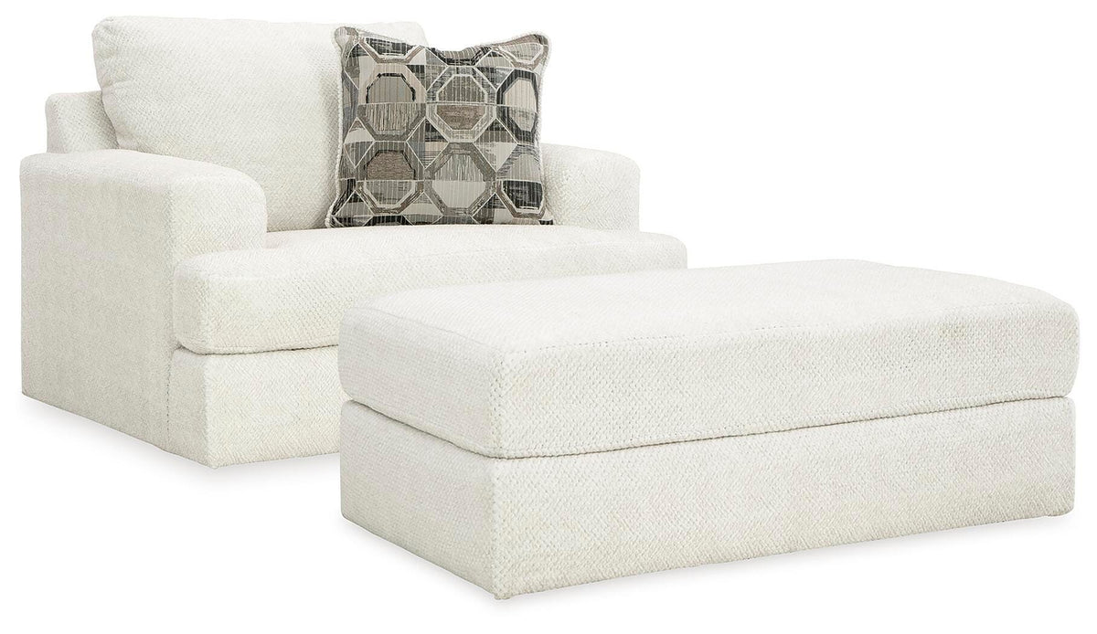 Karinne Oversized Chair and Ottoman (31403-SI)