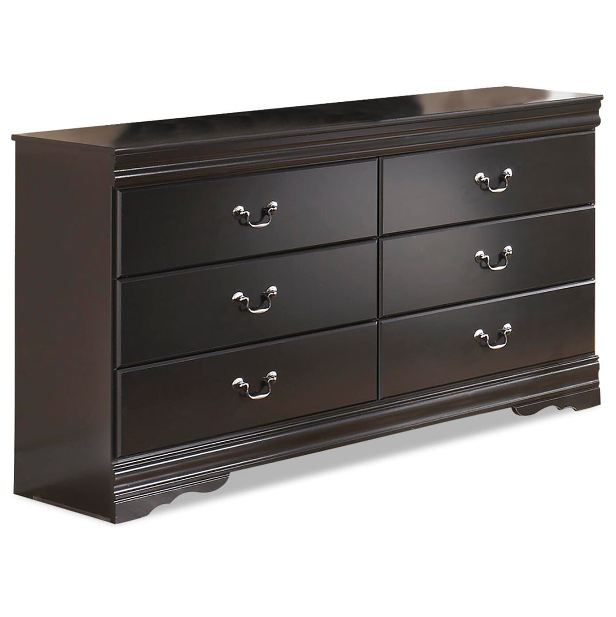 Huey Vineyard Dresser - Black  (B128-SI)