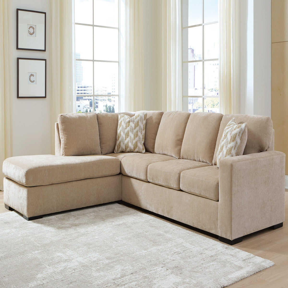 Bridgepoint 2-Piece Sectional with Chaise (PC69507-SI) - Image 2