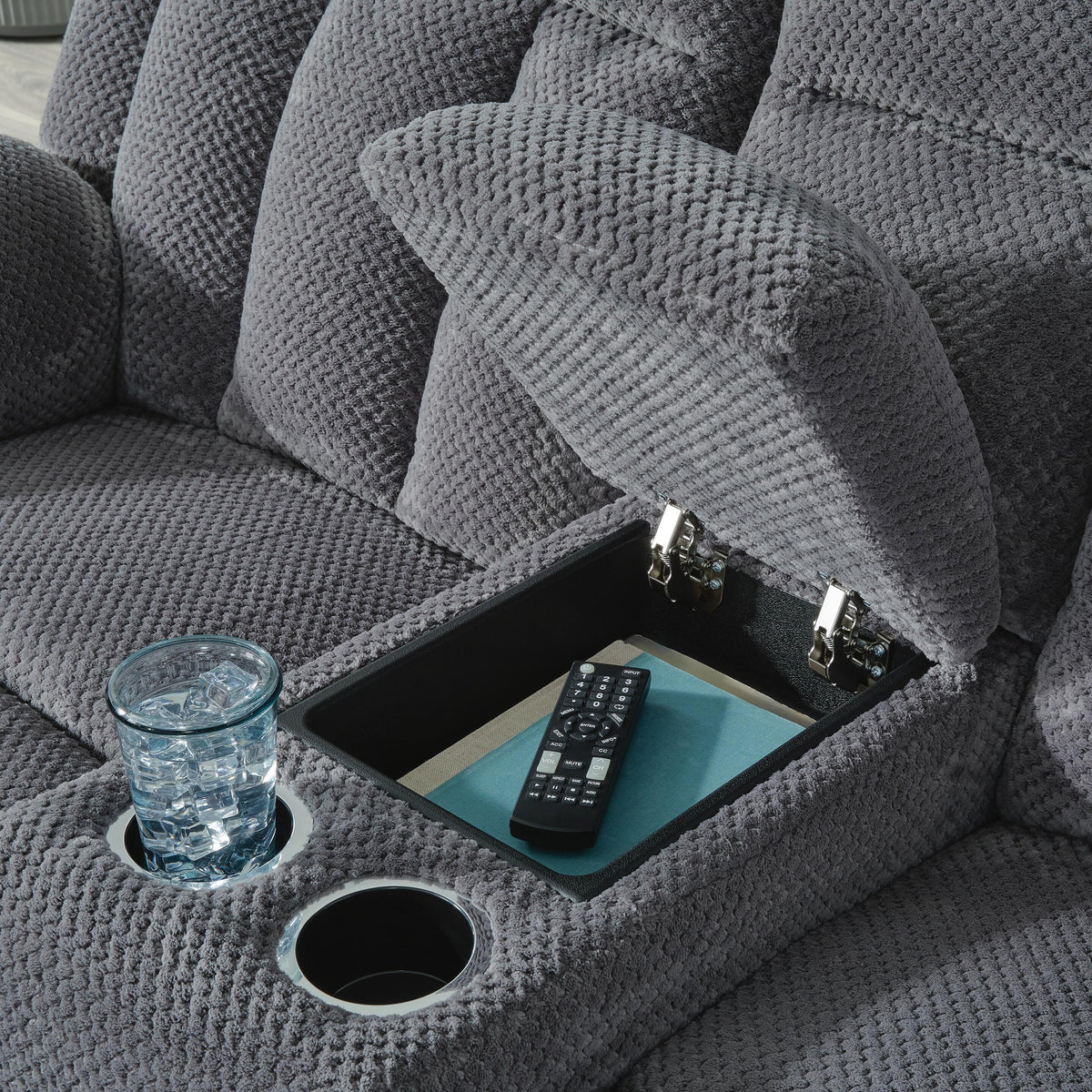 Observation Power Reclining Sofa with Drop Down Table (PC21405-SI) - Image 21