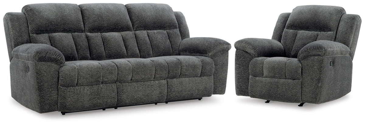 Frohn Reclining Sofa and Recliner (37406-SI)