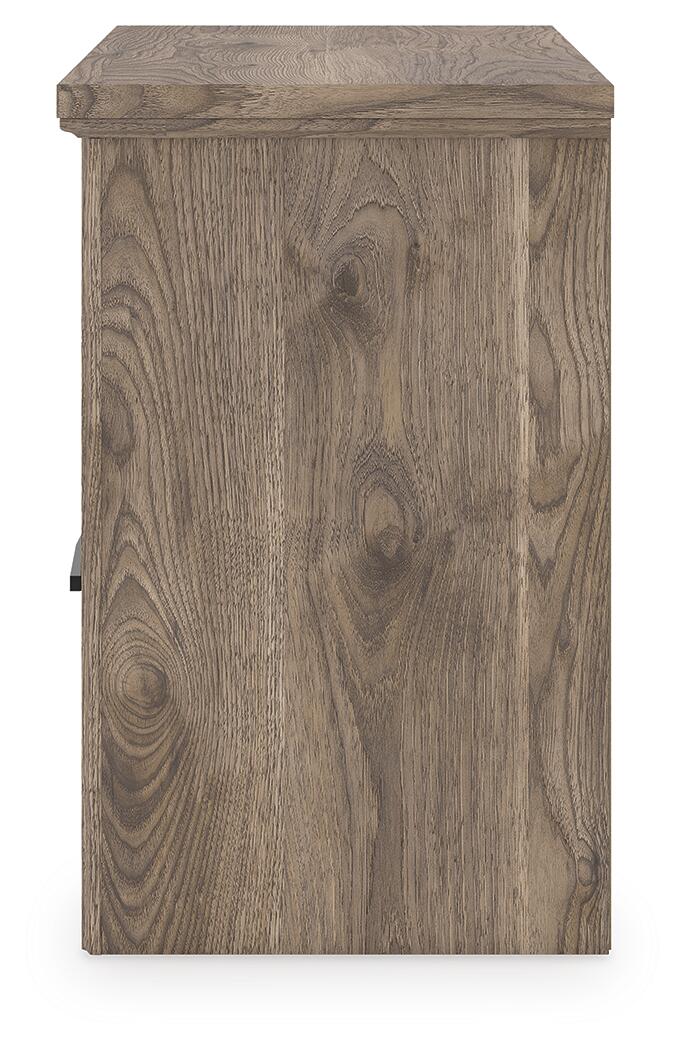 Rusticott King Poster Bed, Dresser, Mirror and Nightstand (PCB2260-SI) - Image 22