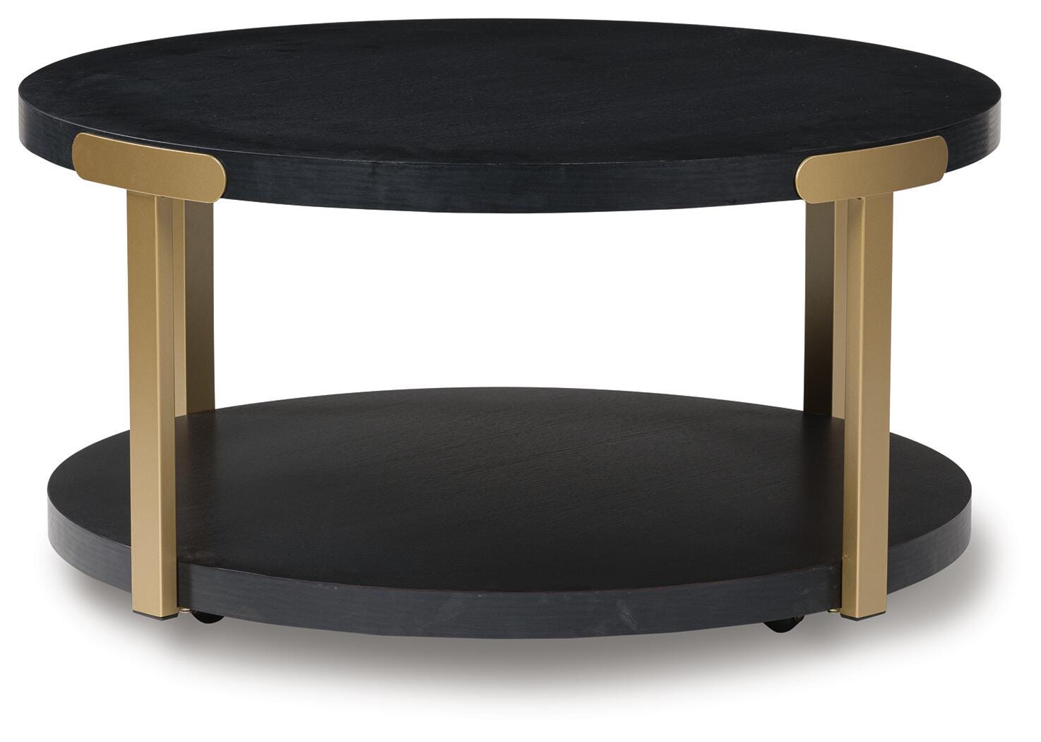 Shylore Table (Set of 3) - Black/Brass Finish  (T410-SI) - Image 8