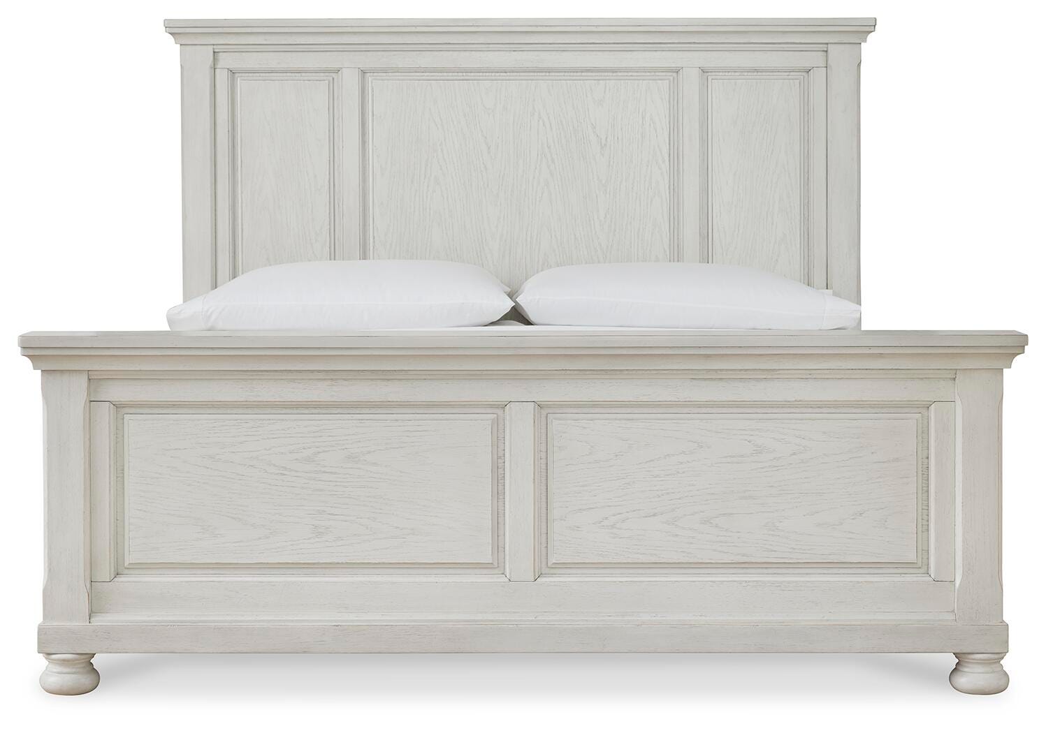 Robbinsdale Panel Bed - Antique White  (B742-SI) - Image 3