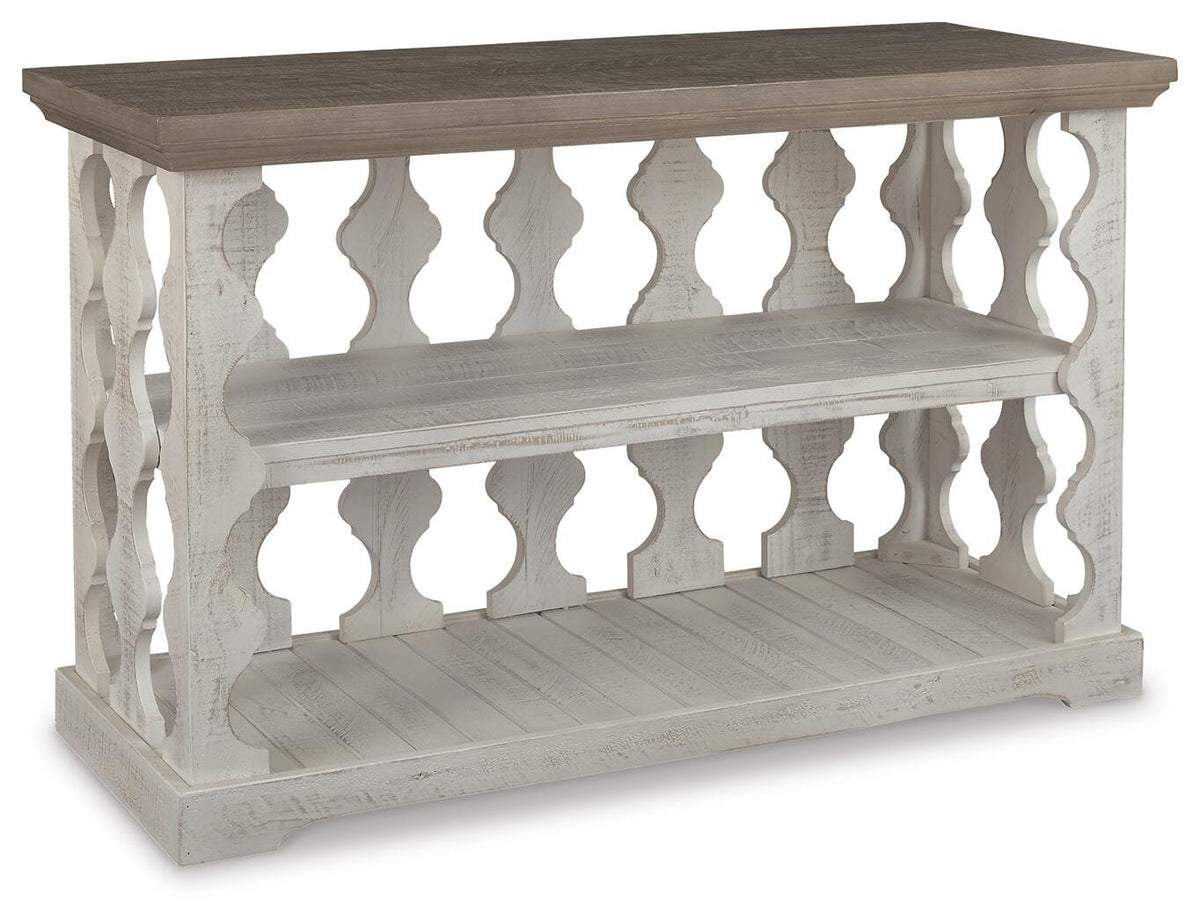 Havalance Sofa/Console Table - Gray/White  (T814-SI)