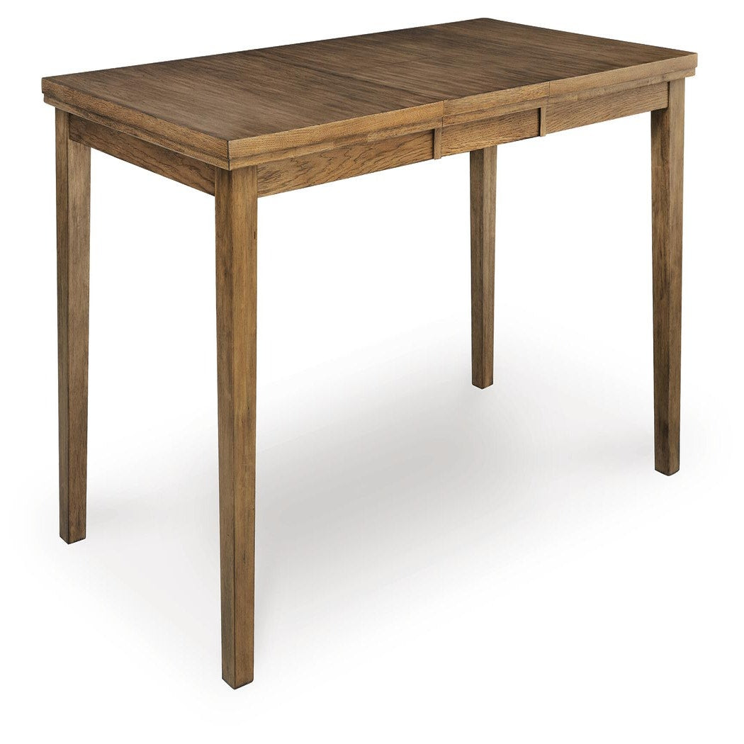 Urbinforte Counter Height Extension Dining Table and 4 Barstools (PCD592-SI) - Image 7