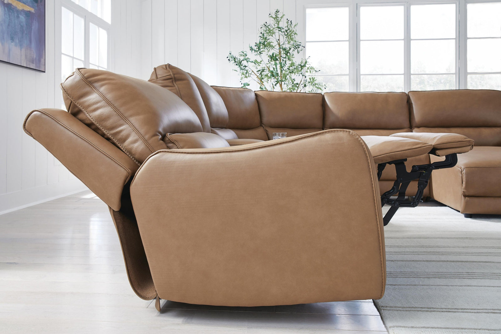 DeepWakes 6-Piece Power Reclining Sectional (PCU62606-SI) - Image 3