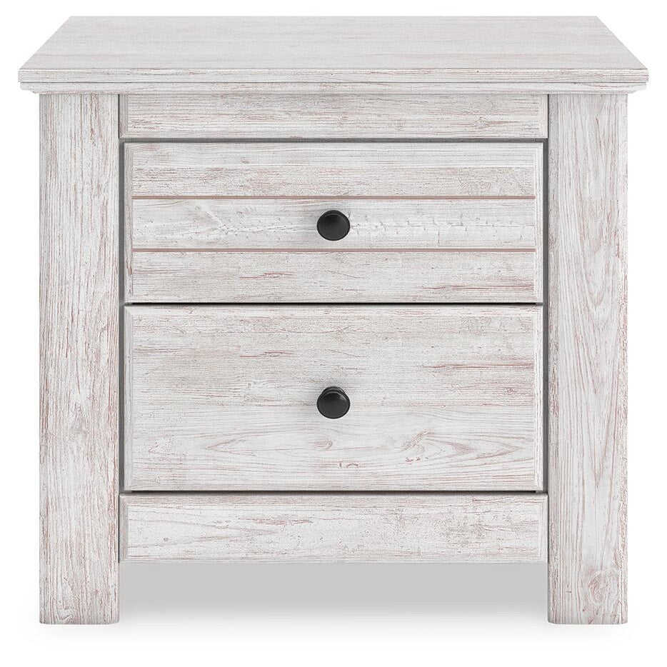 Makidern King Panel Bed, Dresser and Nightstand (PCB1171-SI) - Image 9