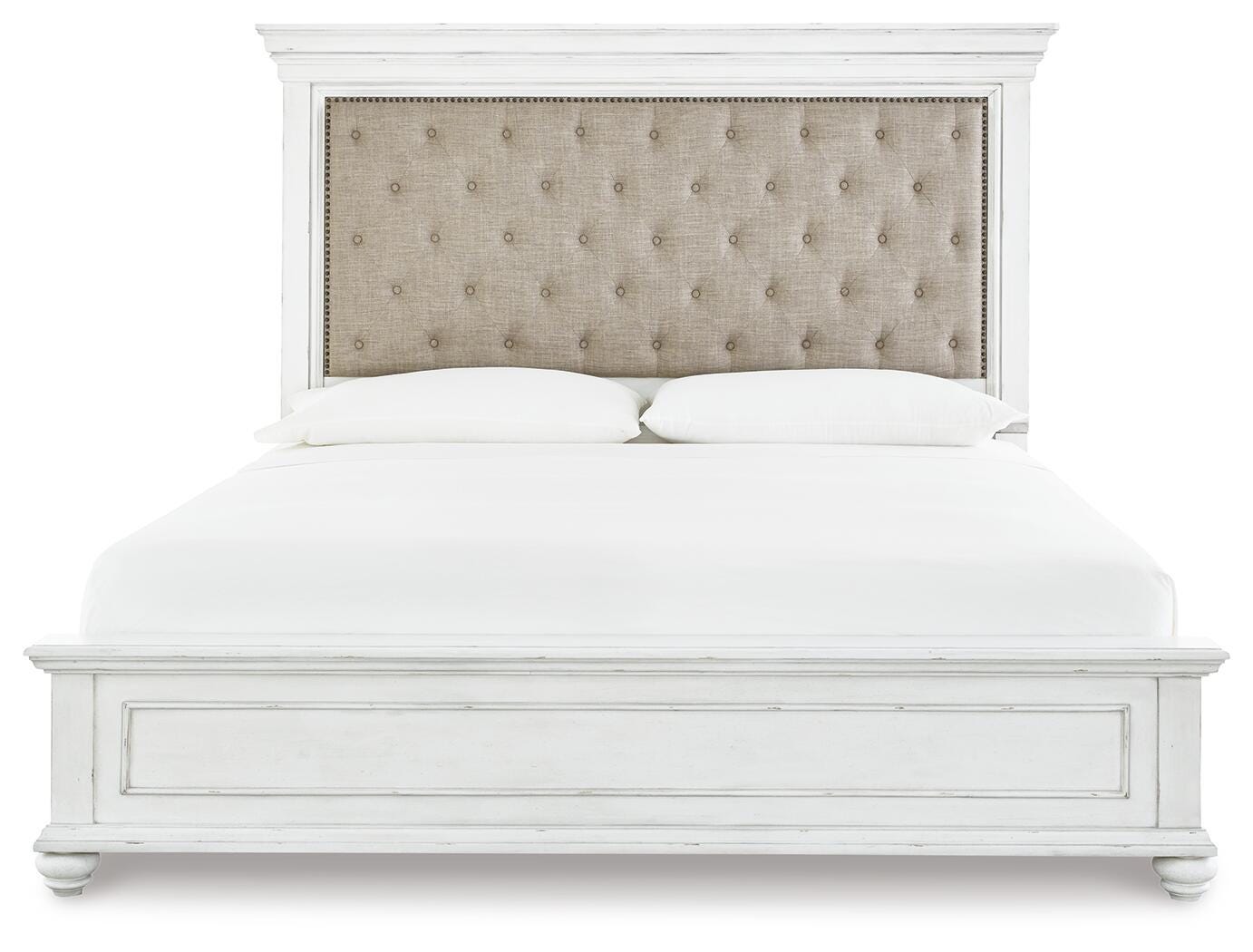 Kanwyn Upholstered Panel Bed, Dresser and Mirror (B777-SI) - Image 4