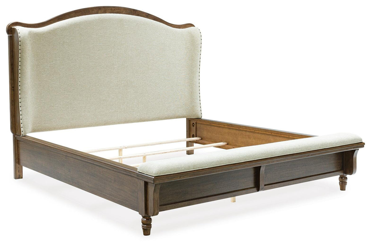 Sturlayne Upholstered Panel Bed, Dresser and 2 Nightstands (B787-SI) - Image 7