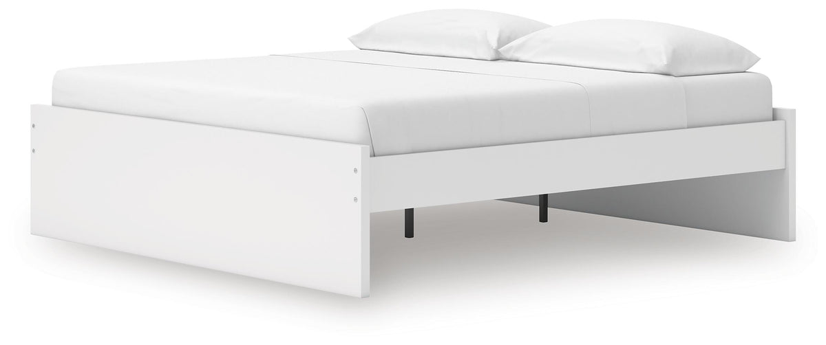 Onita Platform Bed - White  (EB9630-SI) - Image 4