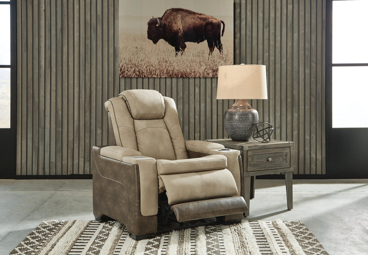 Next-Gen Durapella Power Reclining Loveseat with Console (22003-SI) - Image 14