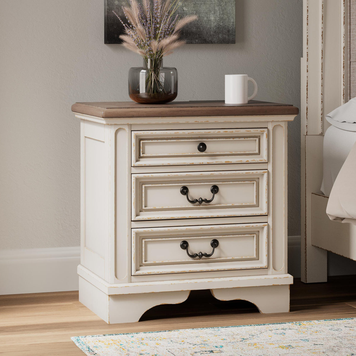 Realyn Nightstand - Two-tone  (B743-SI) - Image 4