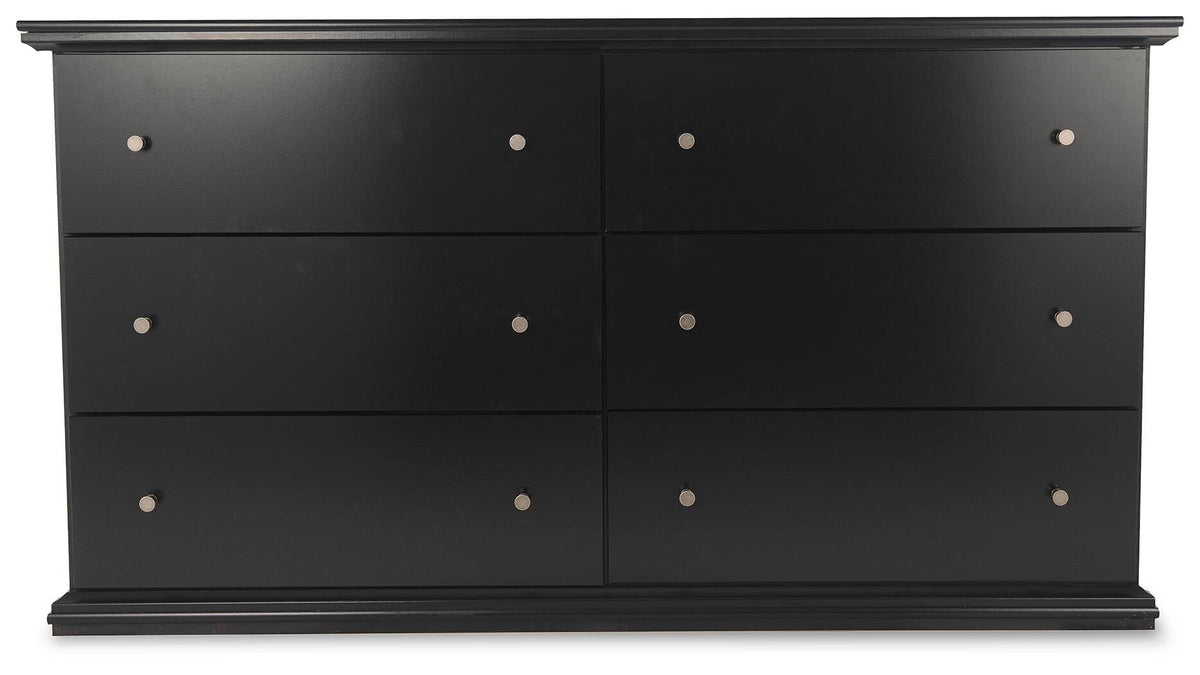 Maribel Panel Bed, Dresser and Nightstand (B138-SI) - Image 2