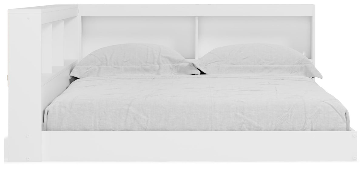 Piperton Bookcase Storage Bed (Youth) - White  (EB1221-SI) - Image 4