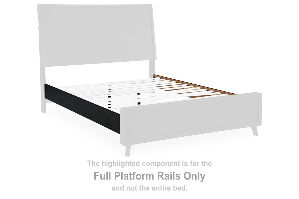 Danziar Full Platform Rails (Youth) - Black  (B1013-SI)