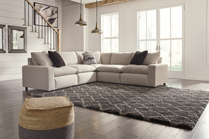 Savesto ivory 6 piece laf deals sectional