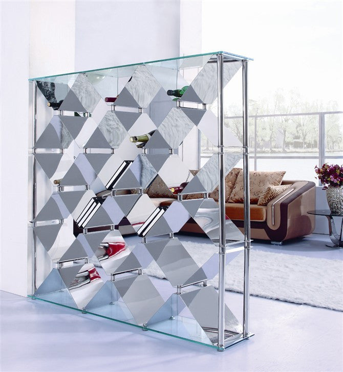 Criss Cross Wine Rack InspireLiving