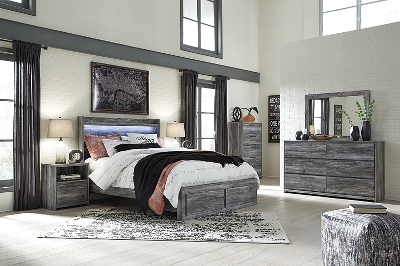 Ashley furniture platform bed with drawers online