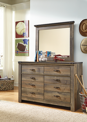Ashley furniture rustic discount dresser