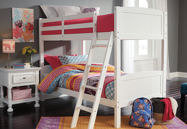 Ashley furniture white bunk beds deals