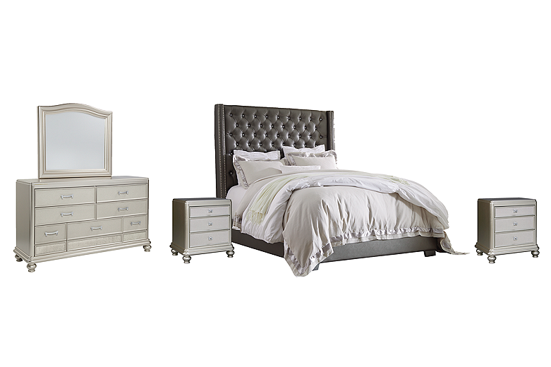Coralayne silver bedroom set discount