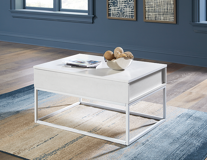 Deznee Lift Top Coffee Table White T162 9 SI InspireLiving