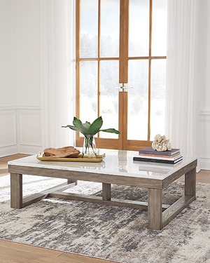Loyaska Sofa Table Brown Ivory T789 4 SI InspireLiving