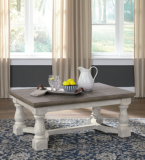 Ashley furniture grey coffee table deals