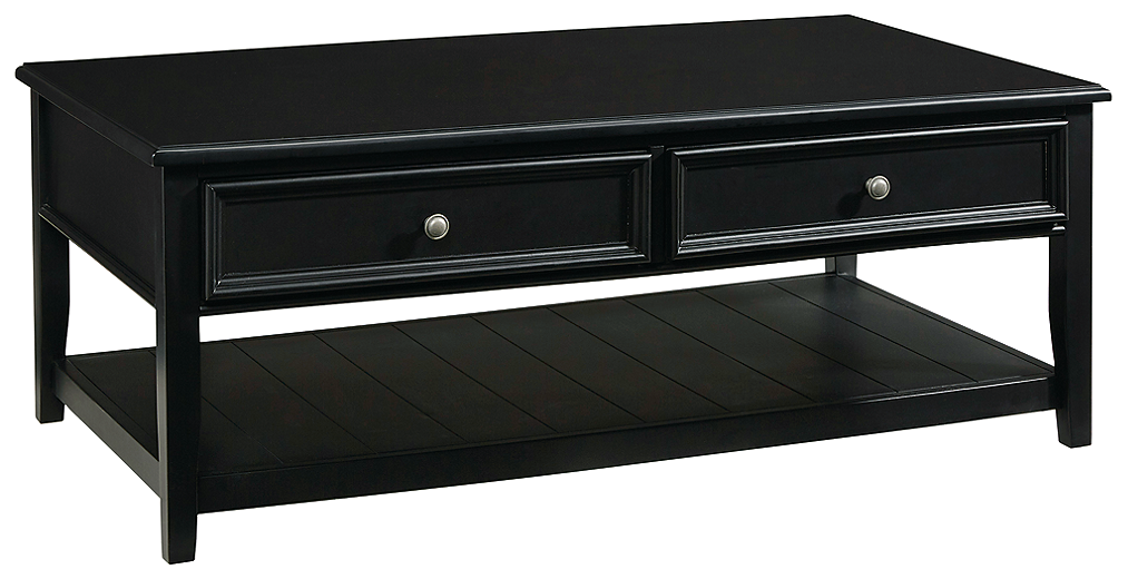 Ashley furniture black glass coffee table store