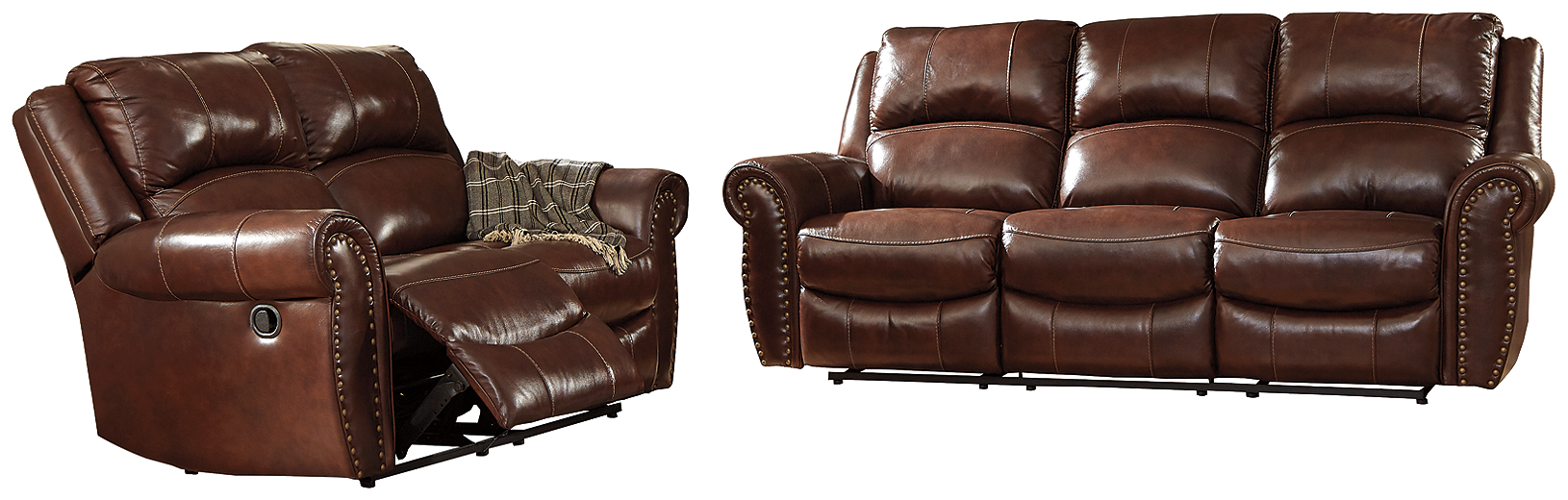 Bingen Reclining Sofa and Loveseat U42802U1 SI InspireLiving