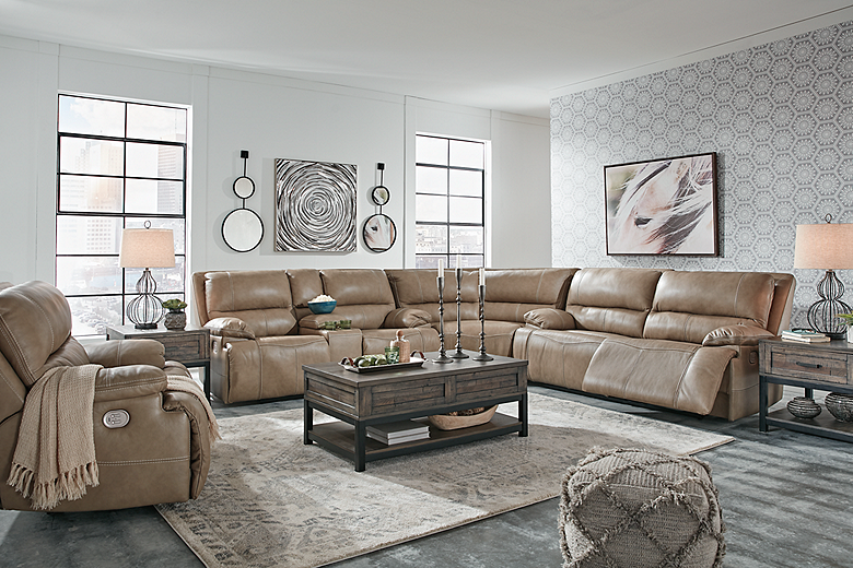 Ricmen power reclining sectional discount