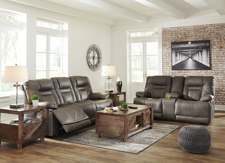 Wurstrow Power Reclining Sofa and Loveseat U54602U1 SI