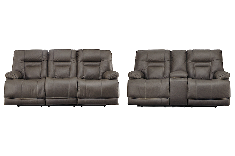 Wurstrow Power Reclining Sofa and Loveseat U54602U1 SI